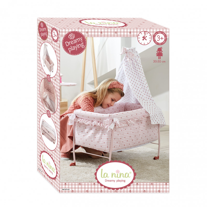 Кроватка для кукол с большим балдахином – купить в интернет-магазине, цена, заказ online